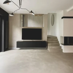 Microcement TV Units